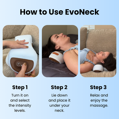 EvoNeck™ 3-in-1 Therapy Pillow